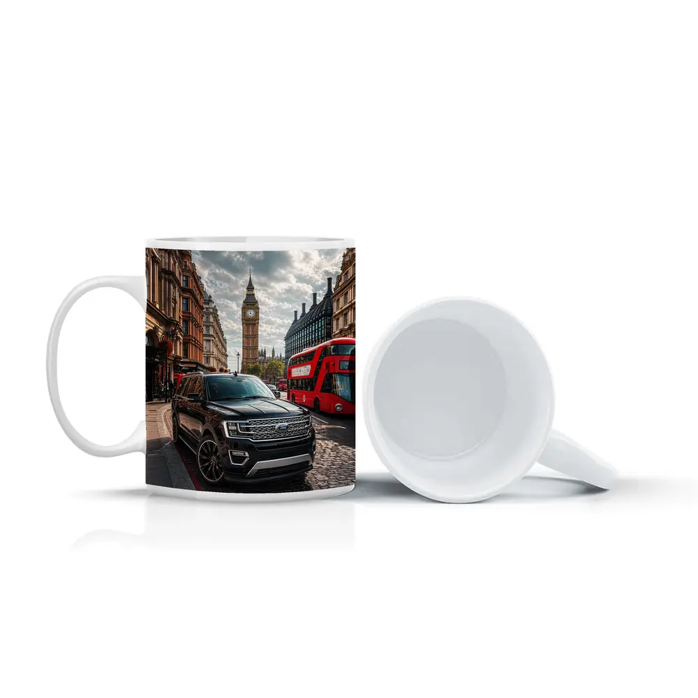 Ford Expedition SUV London Big Ben Street – Mugs