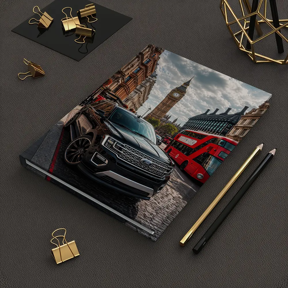 Ford Expedition SUV London Big Ben Street – Notebooks