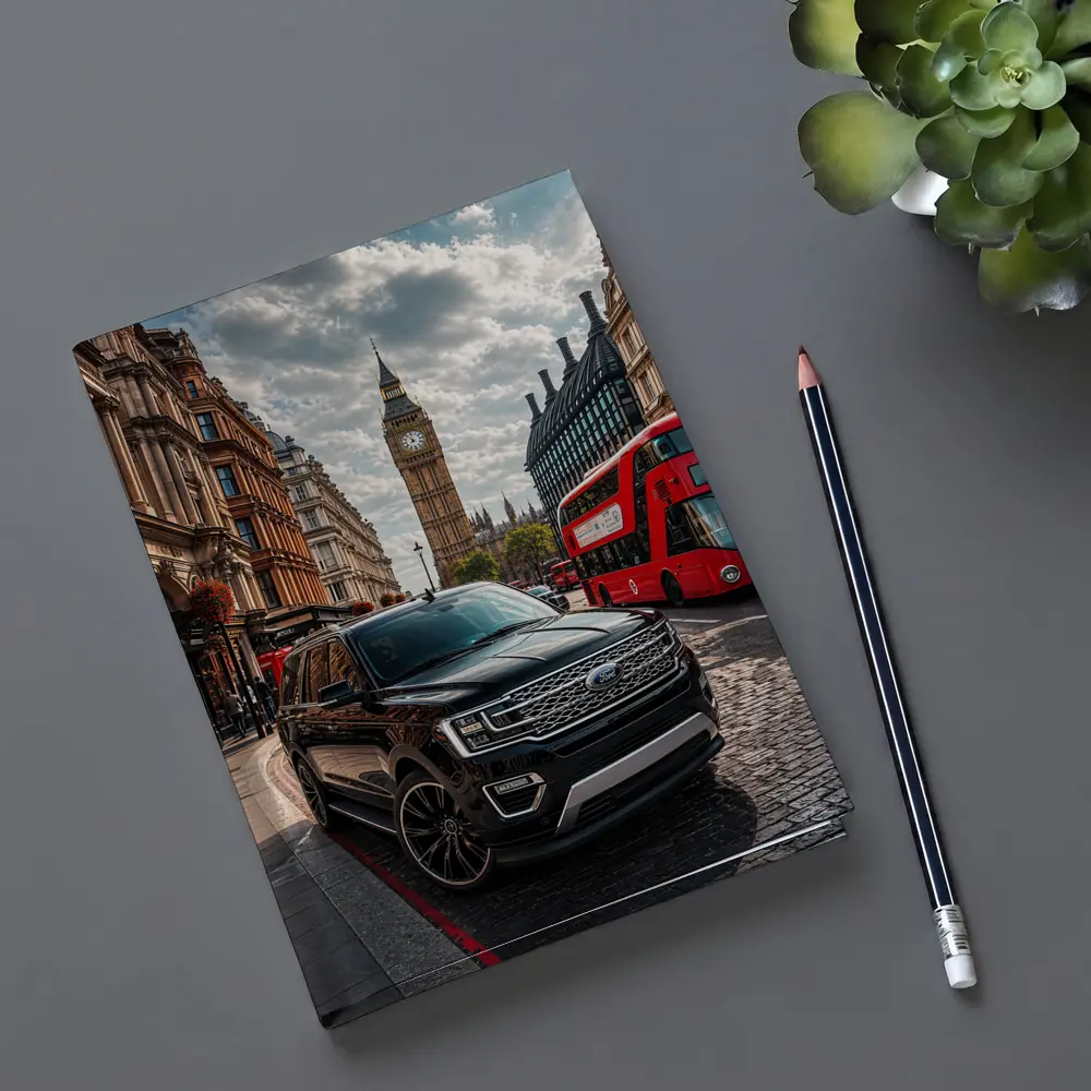 Ford Expedition SUV London Big Ben Street – Notebooks