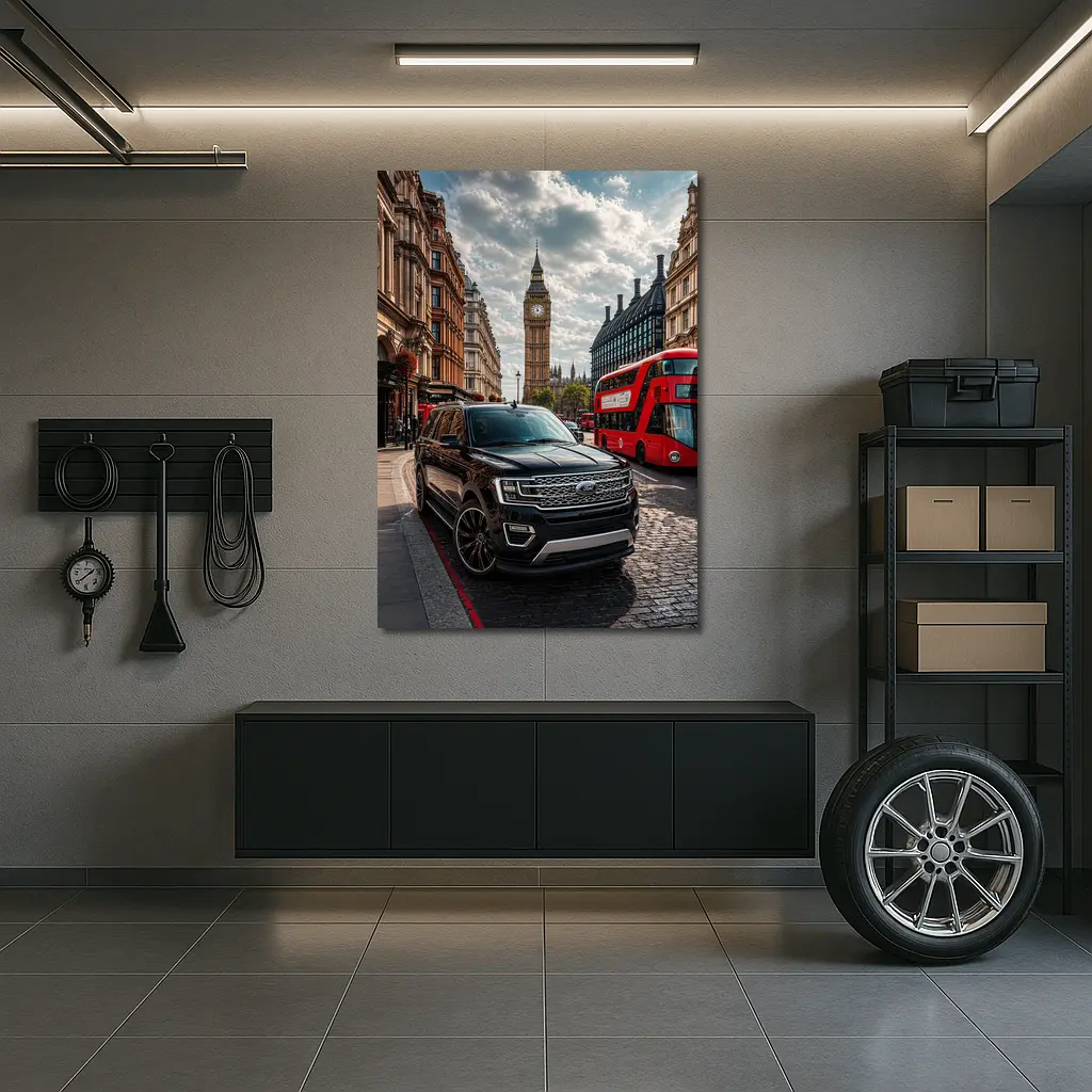 Ford Expedition SUV London Big Ben Street – Wall Art