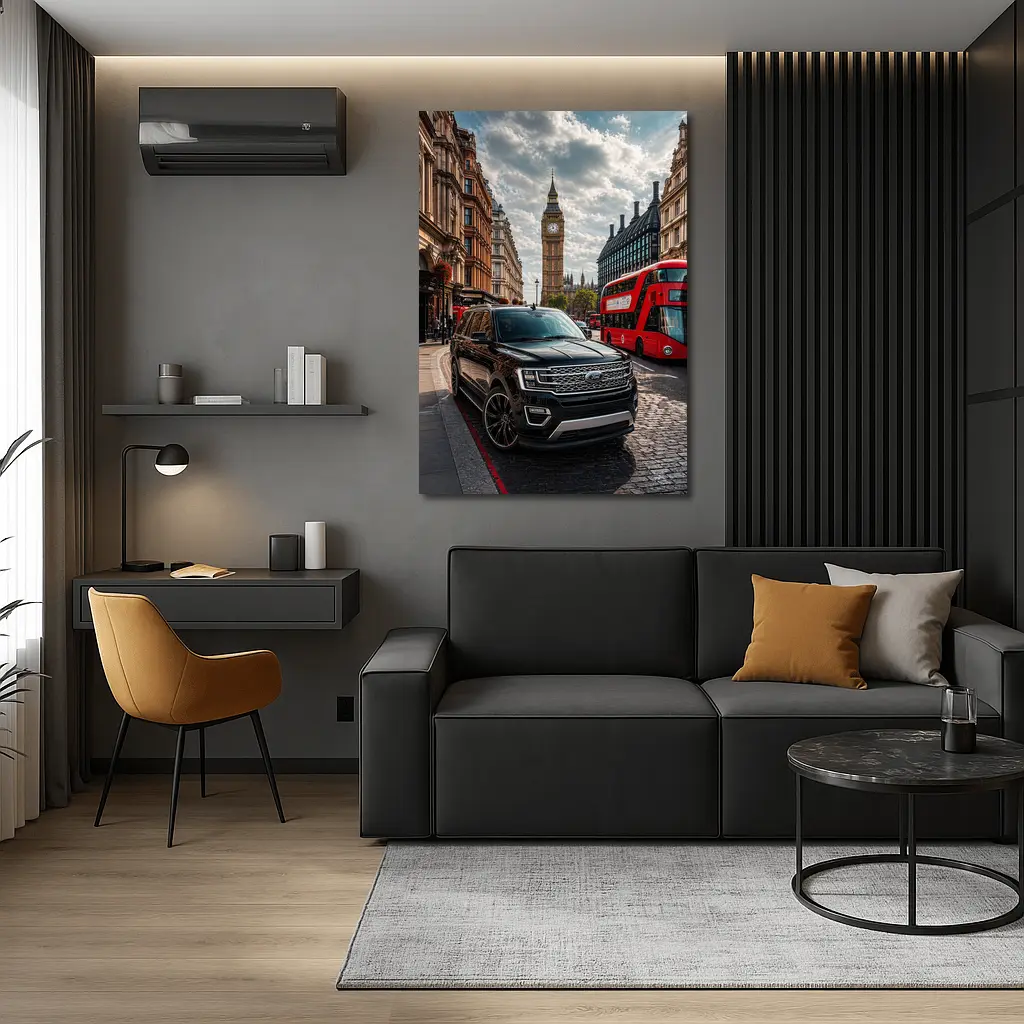 Ford Expedition SUV London Big Ben Street – Wall Art