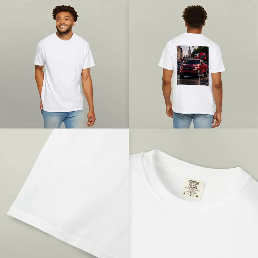 Ford F Series Red Truck London Street – T-Shirts