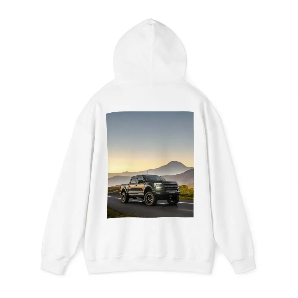 Hennessey Ford F-Series Truck Mountain Sunset Road – Hoodies