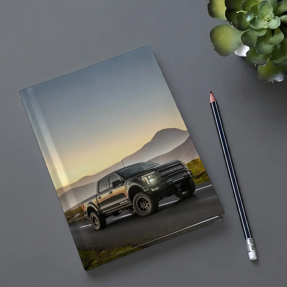 Hennessey Ford F-Series Truck Mountain Sunset Road – Notebooks