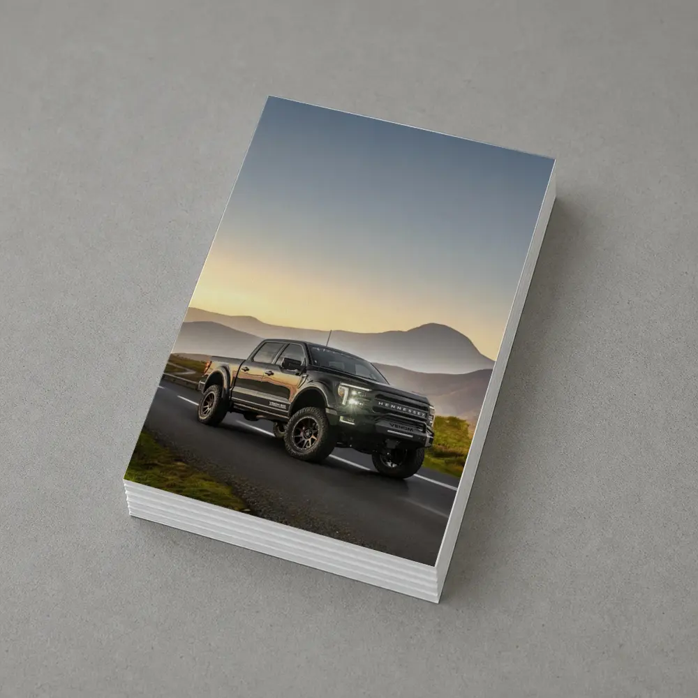 Hennessey Ford F-Series Truck Mountain Sunset Road – Postcards