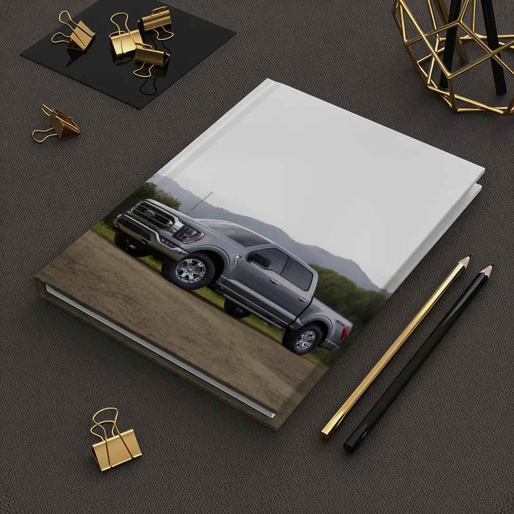 Ford F-Series Truck Dusty Dirt Road – Notebooks