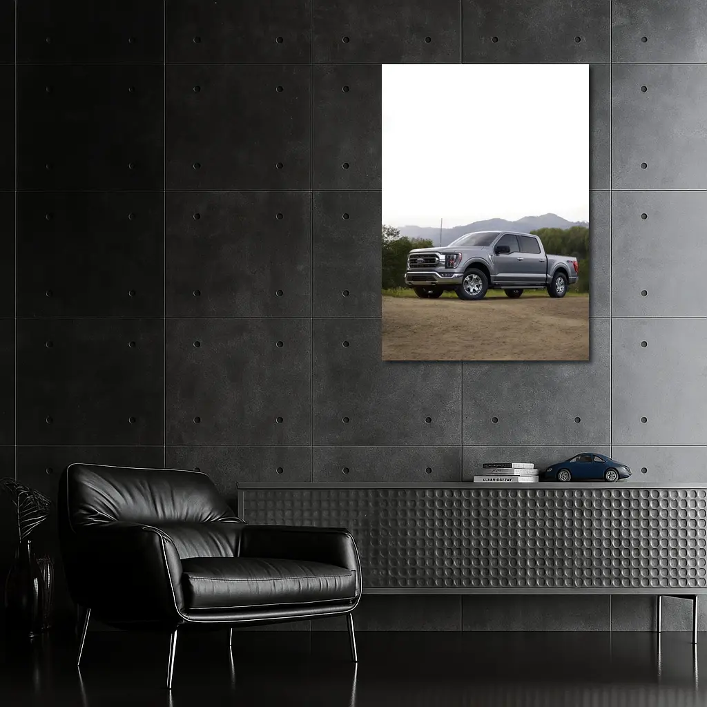 Ford F-Series Truck Dusty Dirt Road – Wall Art