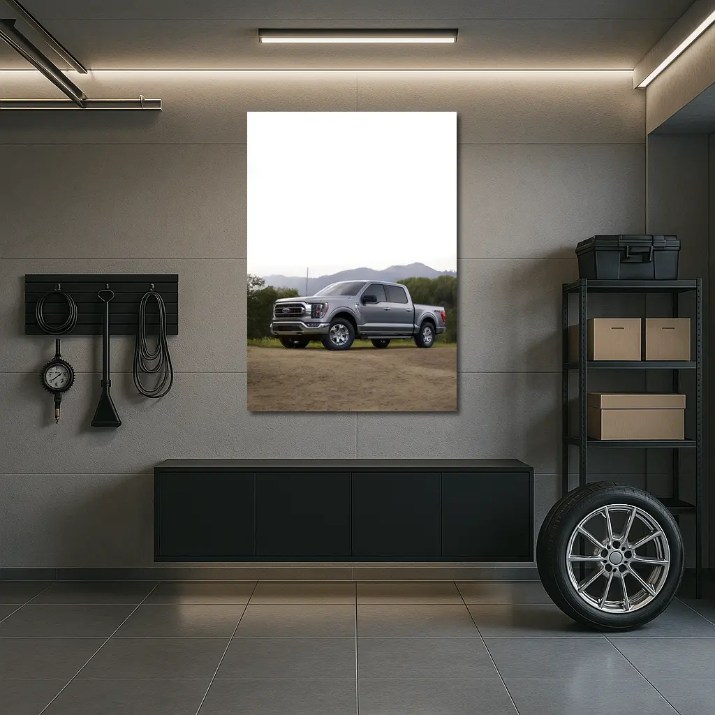 Ford F-Series Truck Dusty Dirt Road – Wall Art