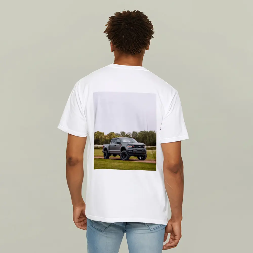 Ford F-Series Truck Lifted Gray Grassy Trail – T-Shirts
