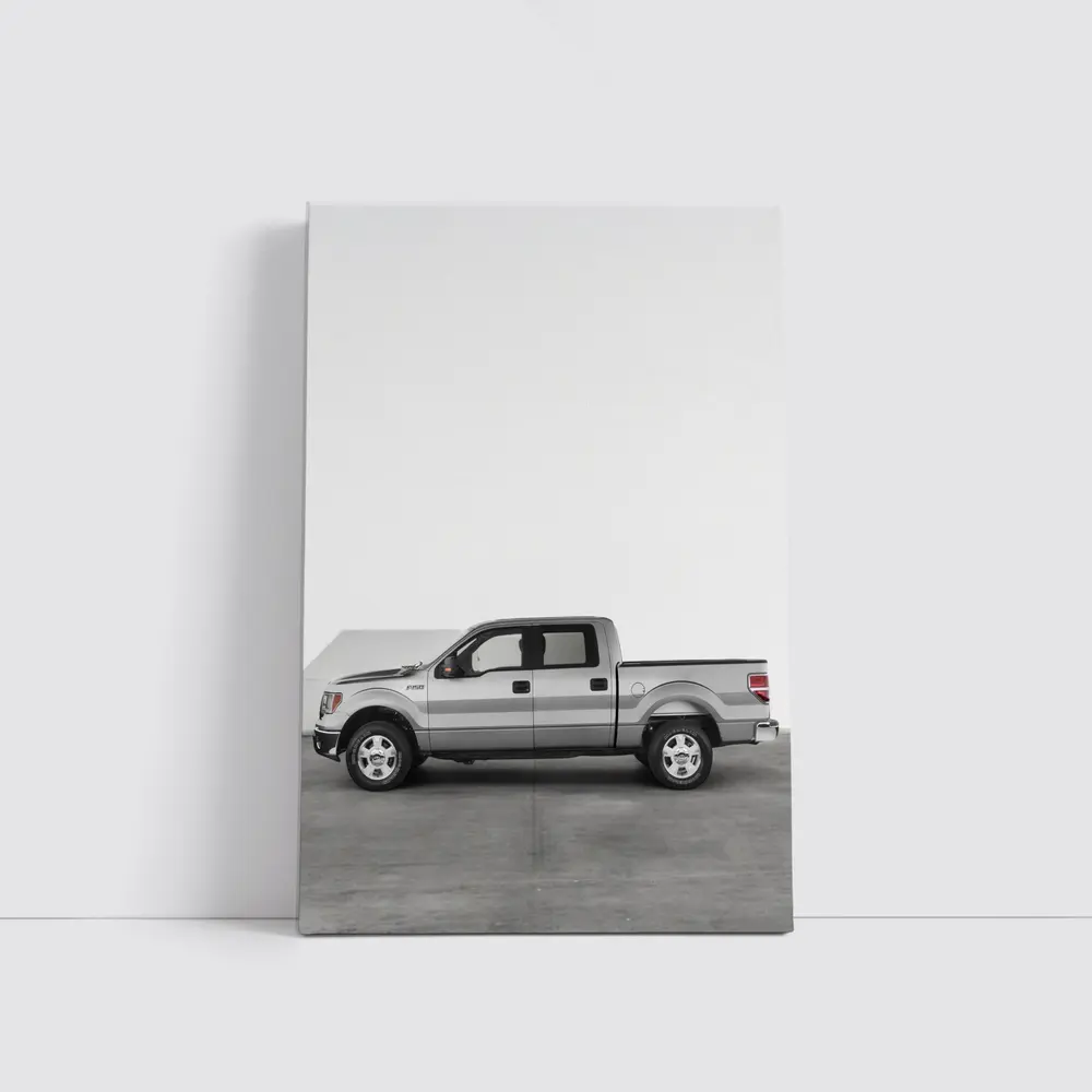 Ford F150 Truck Clean White Studio Background – Wall Art