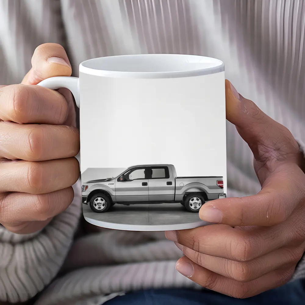 Ford F150 Truck Clean White Studio Background – Mugs