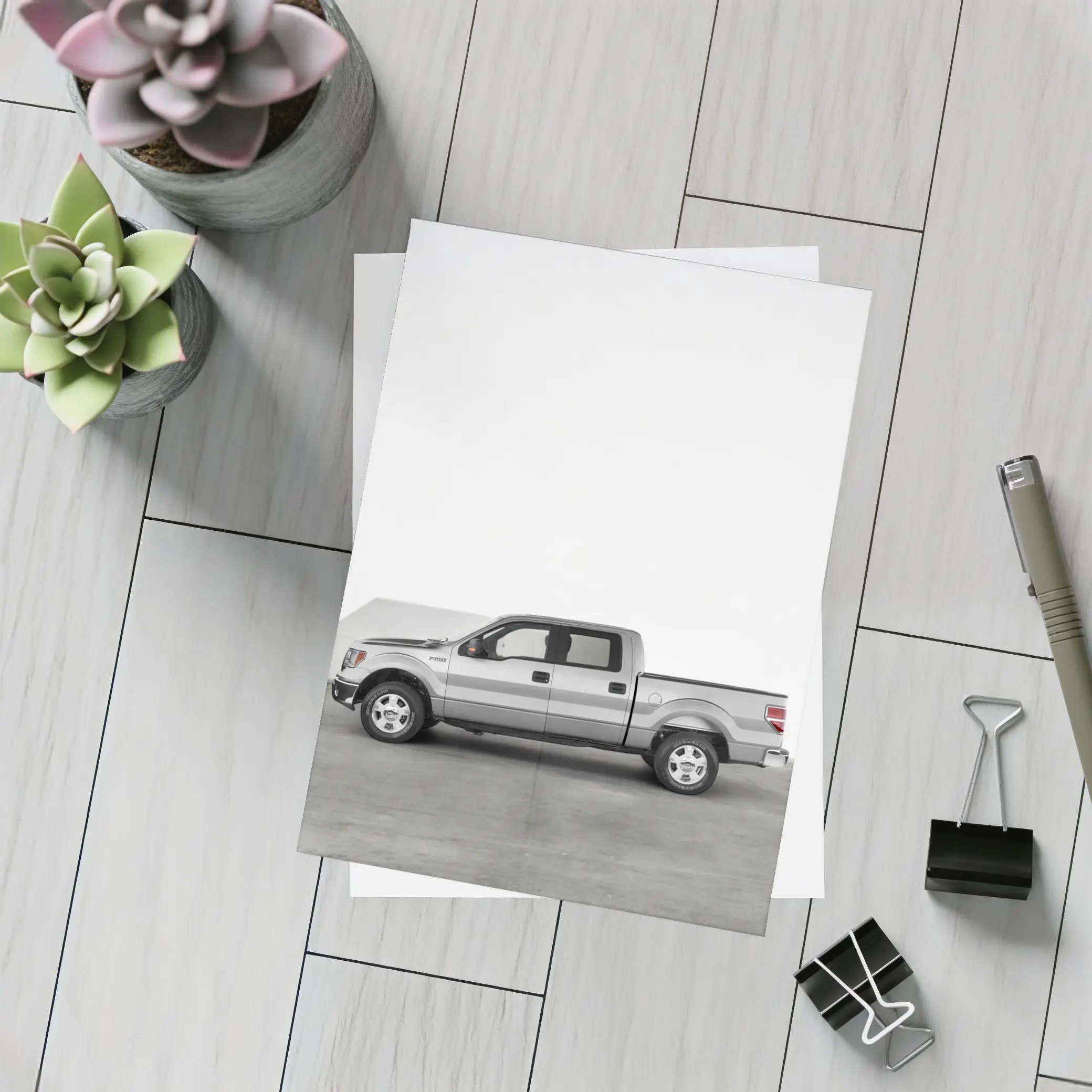 Ford F150 Truck Clean White Studio Background – Postcards