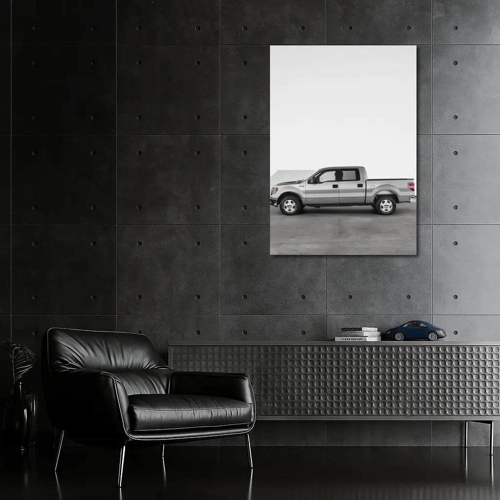 Ford F150 Truck Clean White Studio Background – Wall Art