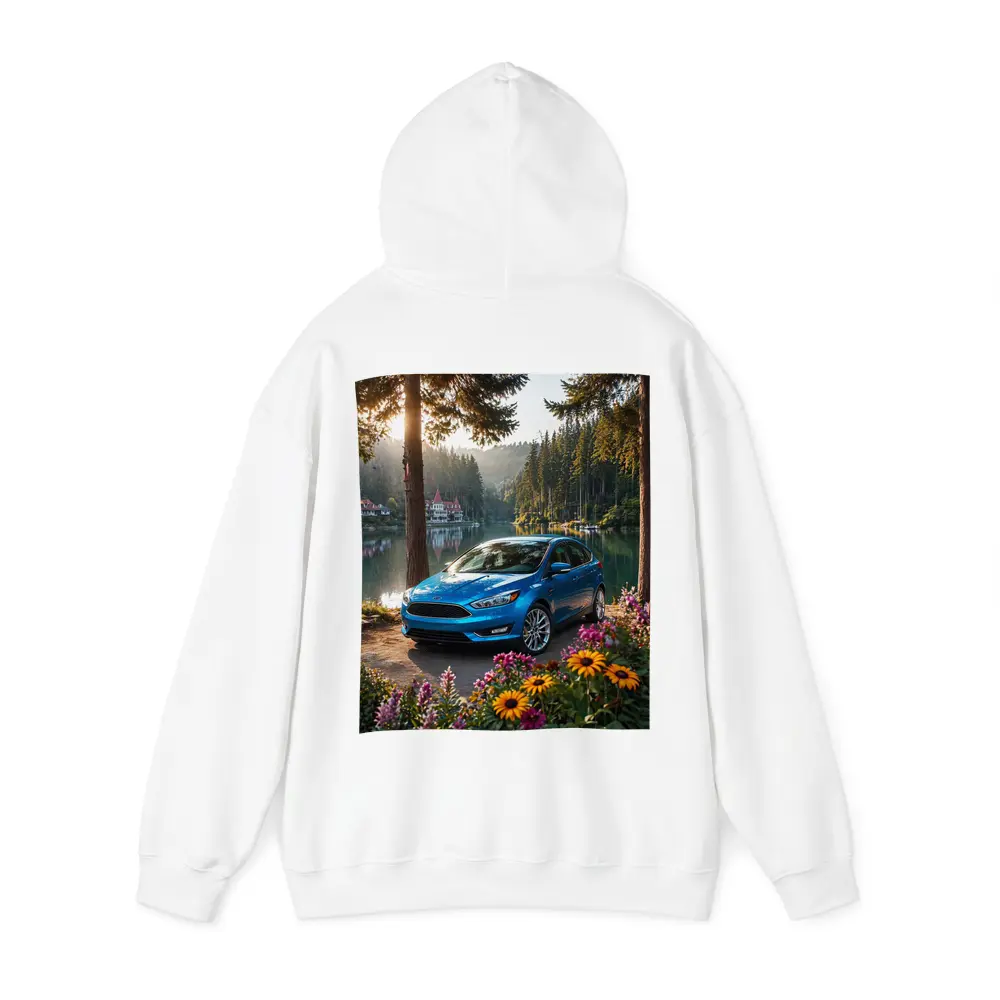 Ford Focus Blue Sedan By Forest Lake – Hoodies