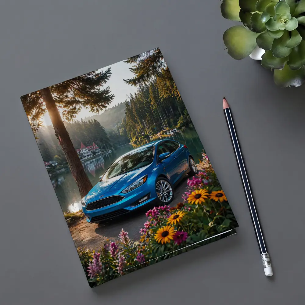 Ford Focus Blue Sedan By Forest Lake – Notebooks