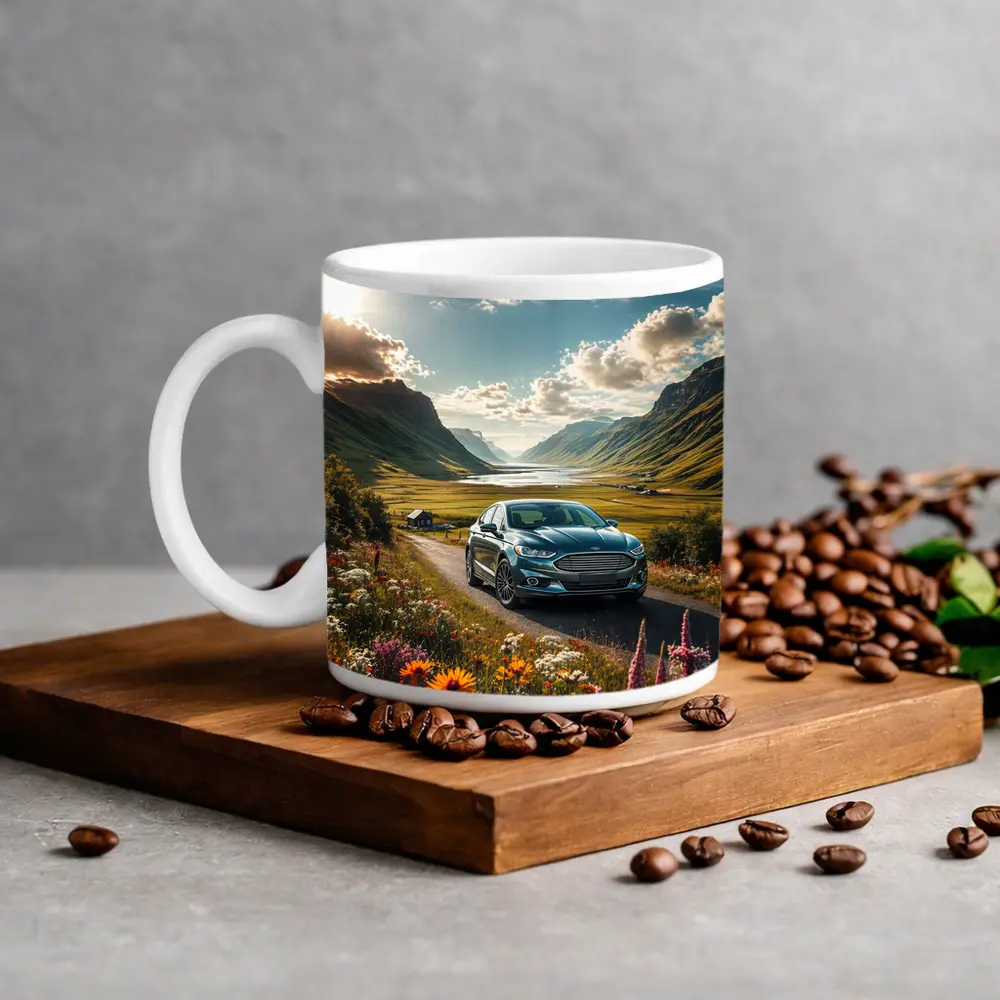 Ford Fusion Sedan Mountain Valley Road – Mugs