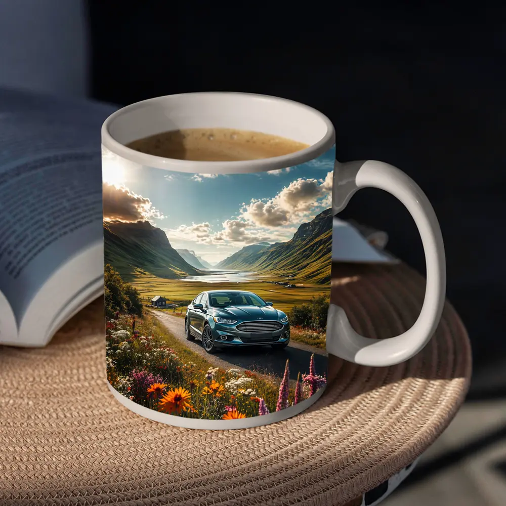 Ford Fusion Sedan Mountain Valley Road – Mugs