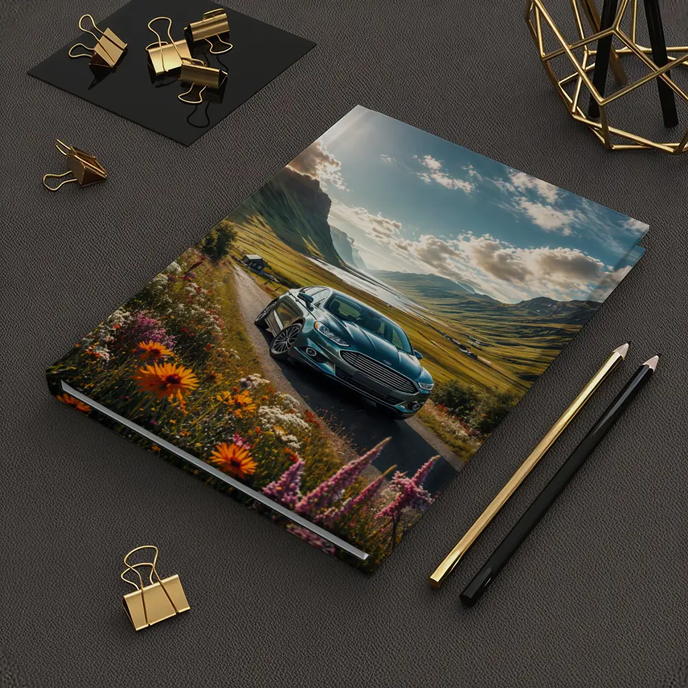Ford Fusion Sedan Mountain Valley Road – Notebooks