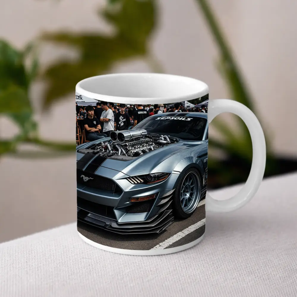 Ford Mustang GT Wide Body Car Show – Mugs