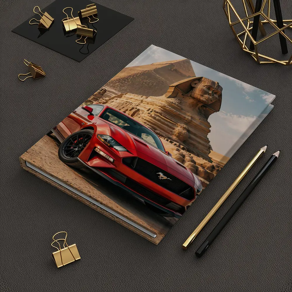 Ford Mustang GT Egypt Pyramids Sphinx – Notebooks