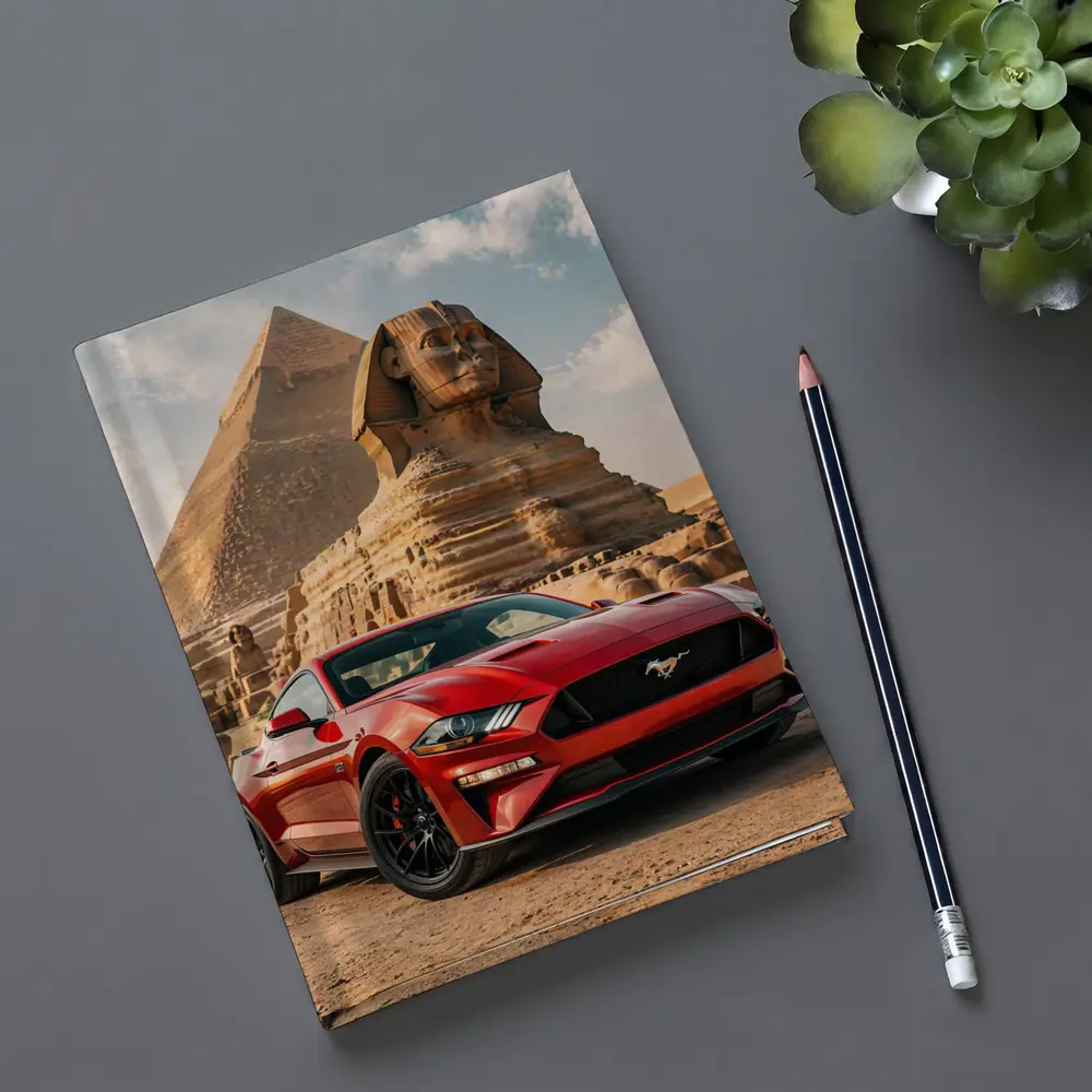 Ford Mustang GT Egypt Pyramids Sphinx – Notebooks
