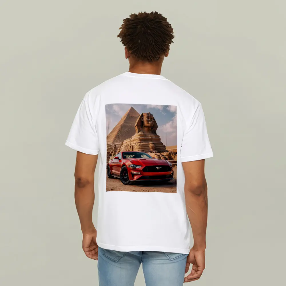 Ford Mustang GT Egypt Pyramids Sphinx – T-Shirts