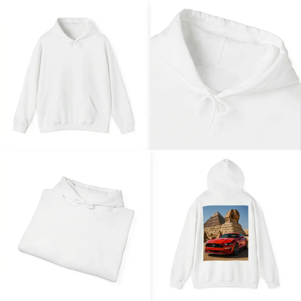 Ford Mustang GT Egypt Pyramids Sphinx – Hoodies
