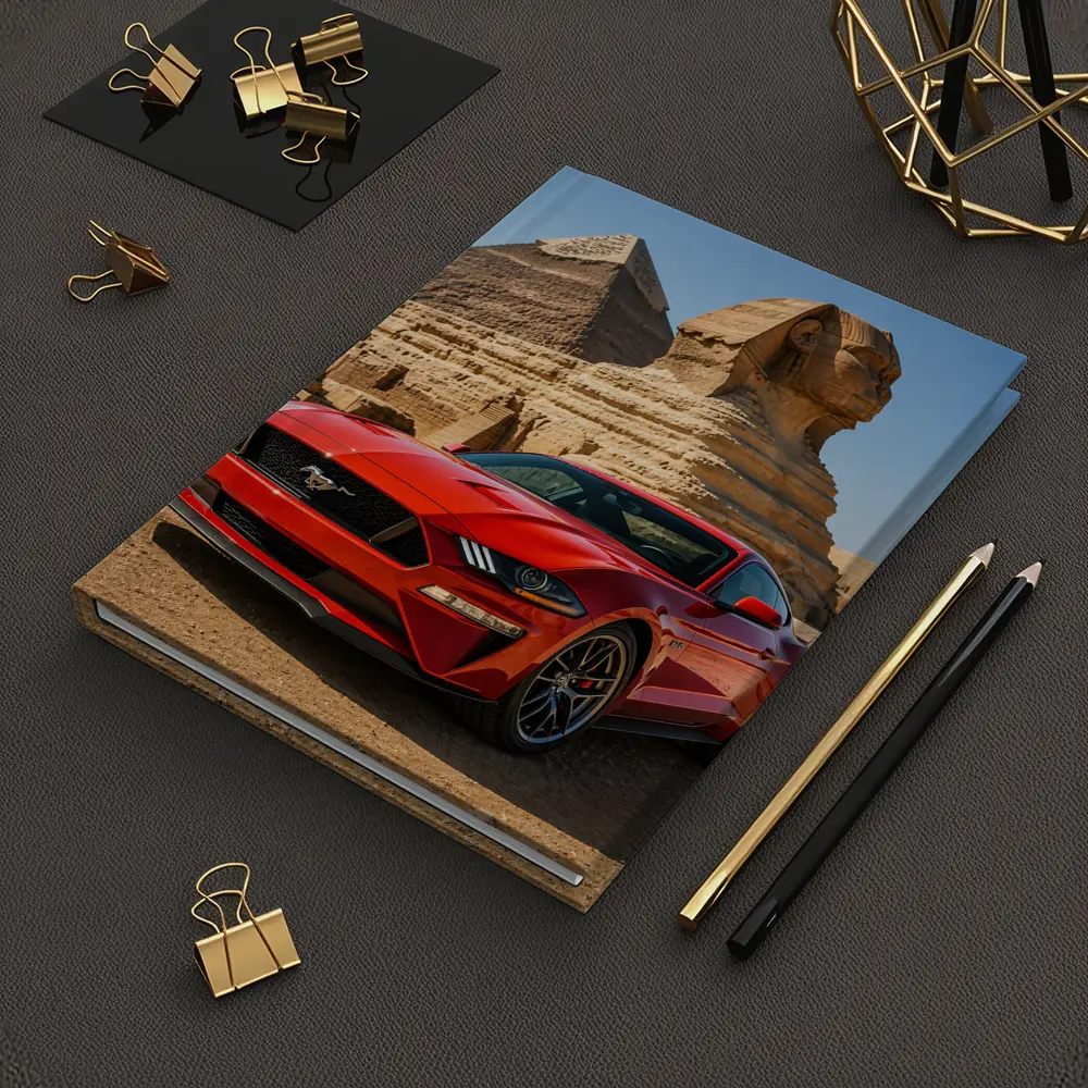 Ford Mustang GT Egypt Pyramids Sphinx – Notebooks