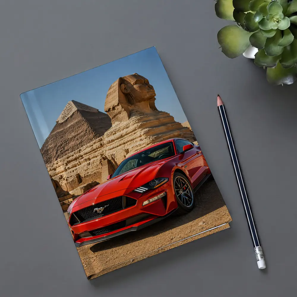 Ford Mustang GT Egypt Pyramids Sphinx – Notebooks