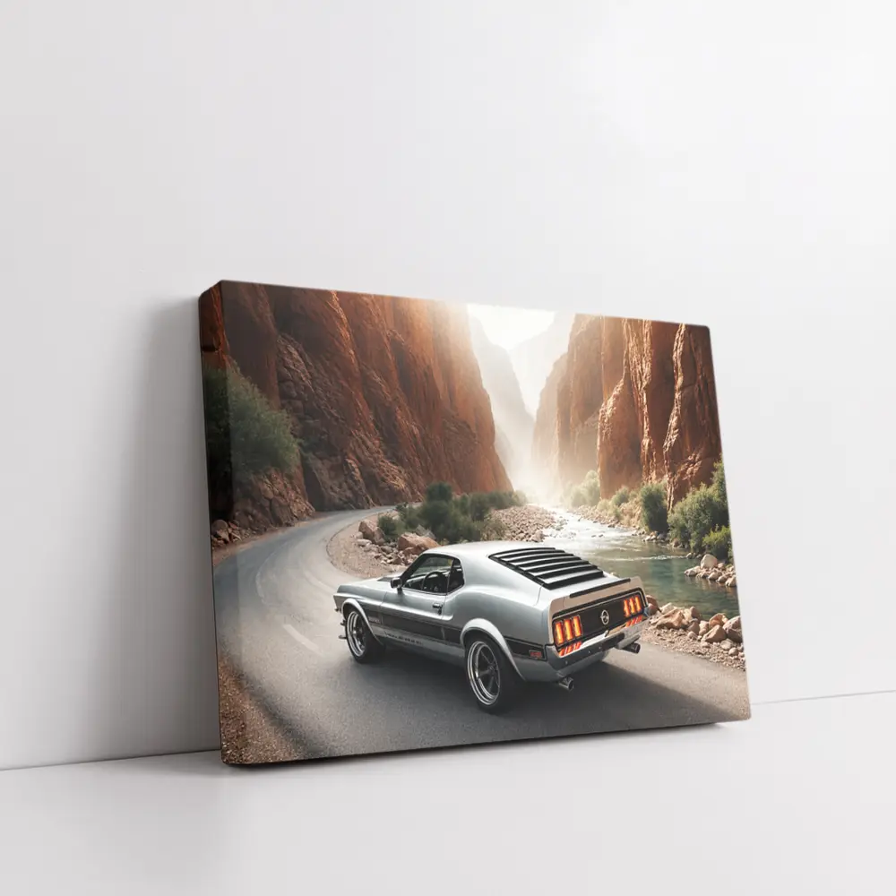 Ford Mustang Mach One Canyon Road – Wall Art