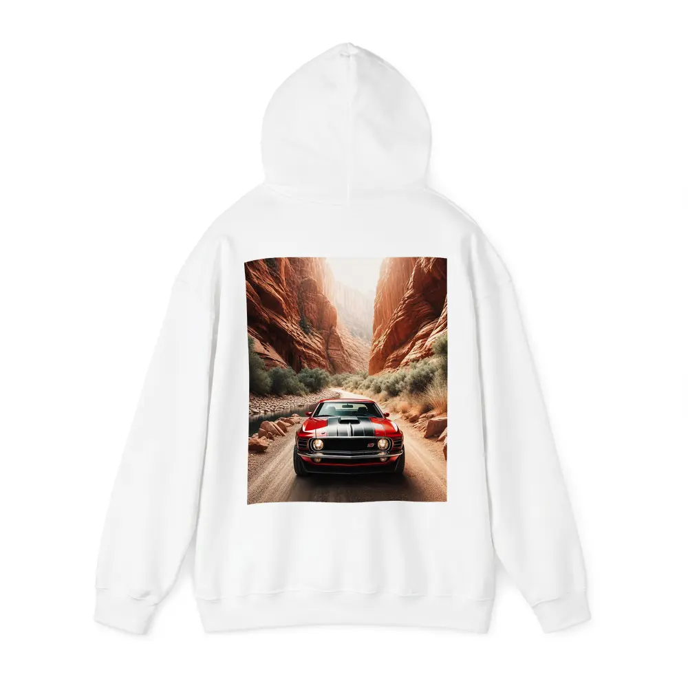 Ford Mustang Mach One Red Canyon Road – Hoodies