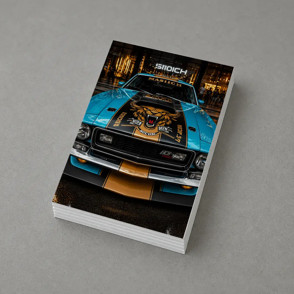 Ford Mustang Mach One Tiger Hood Muscle – Postcards