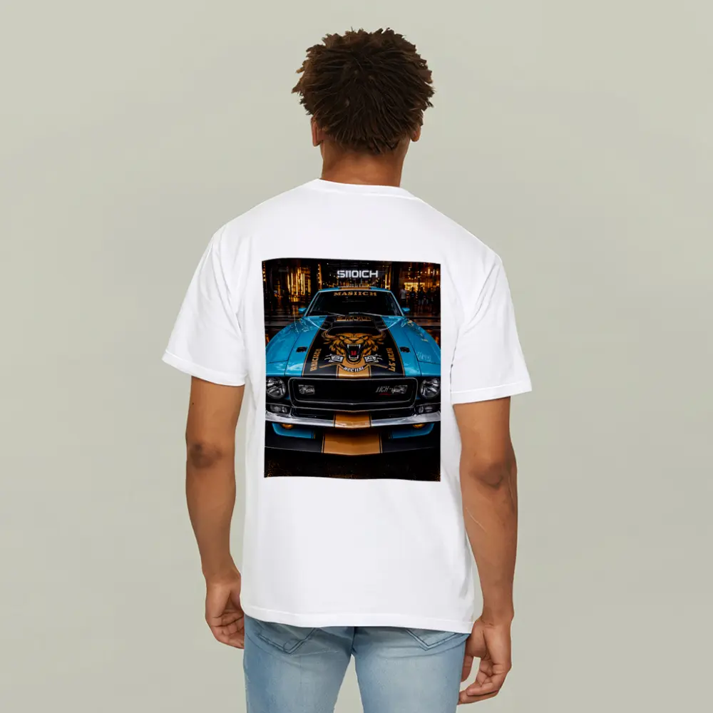 Ford Mustang Mach One Tiger Hood Muscle – T-Shirts