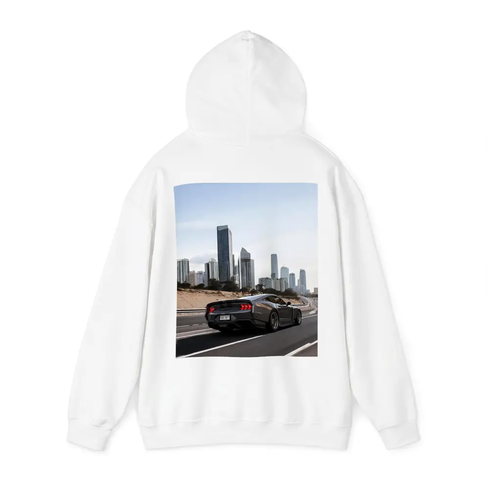 Ford Mustang Shelby GT500 City Skyline Drive – Hoodies