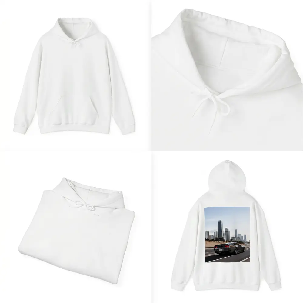 Ford Mustang Shelby GT500 City Skyline Drive – Hoodies
