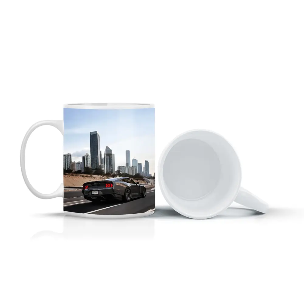 Ford Mustang Shelby GT500 City Skyline Drive – Mugs