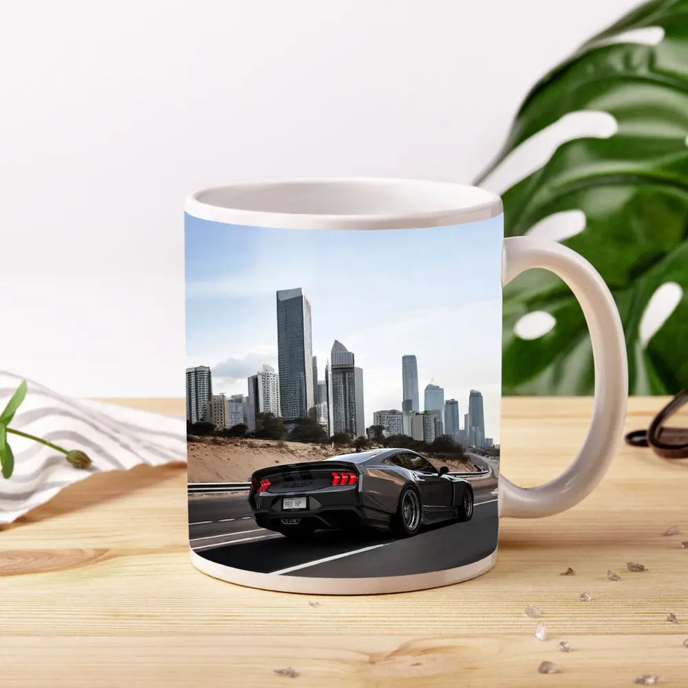 Ford Mustang Shelby GT500 City Skyline Drive – Mugs
