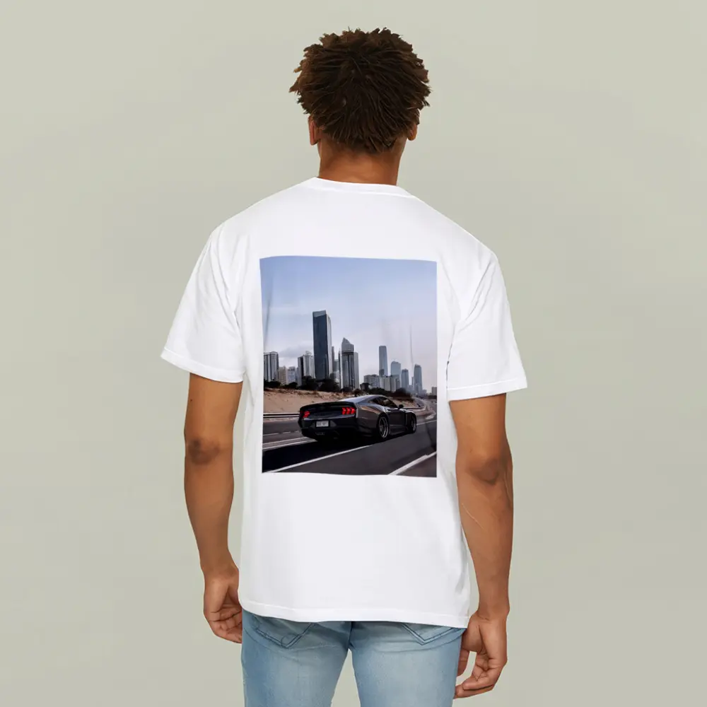 Ford Mustang Shelby GT500 City Skyline Drive – T-Shirts