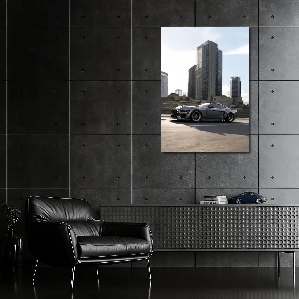 Ford Mustang Shelby GT500 City Street – Wall Art