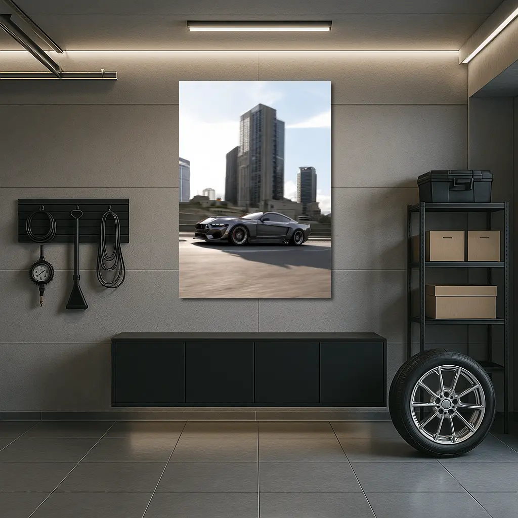 Ford Mustang Shelby GT500 City Street – Wall Art