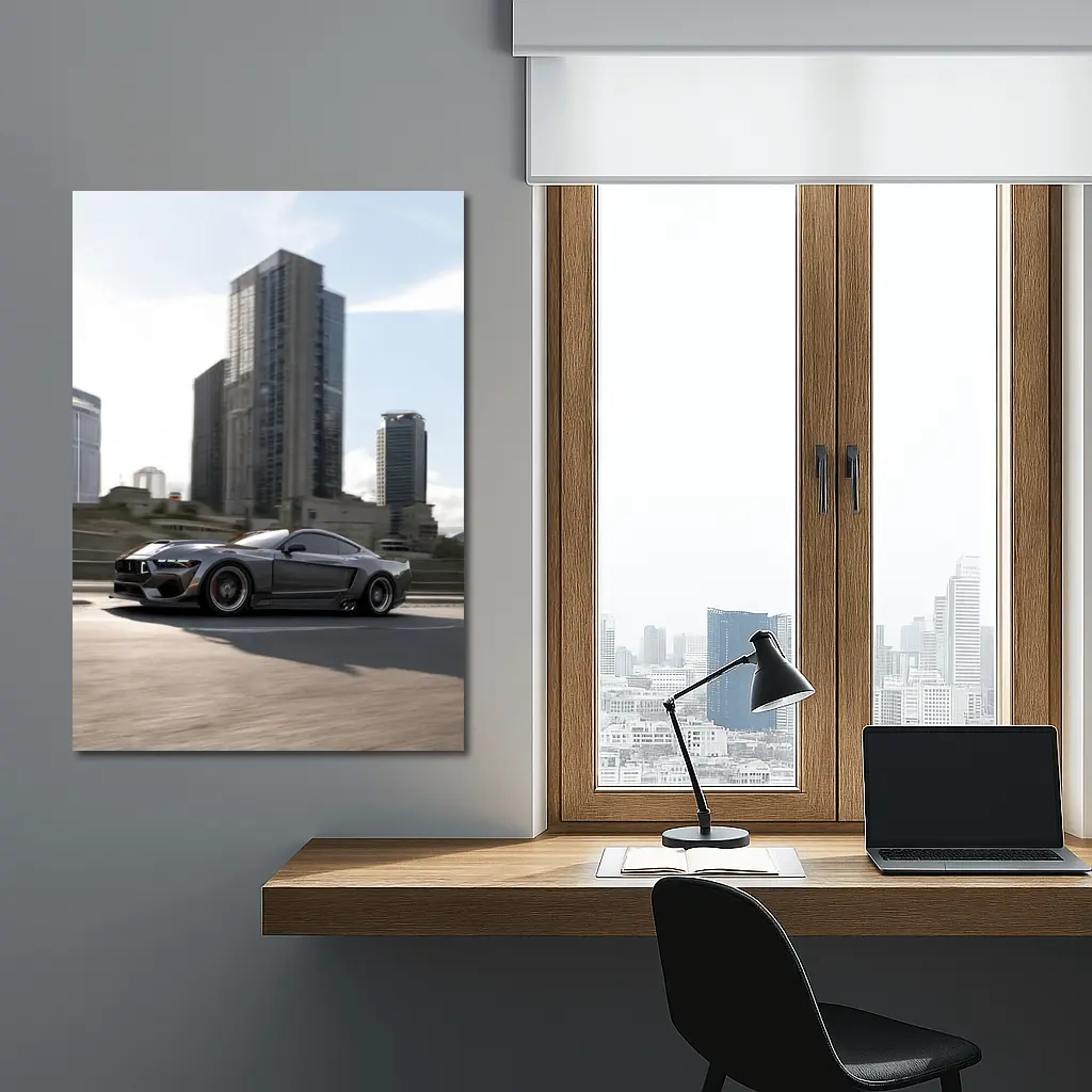 Ford Mustang Shelby GT500 City Street – Wall Art
