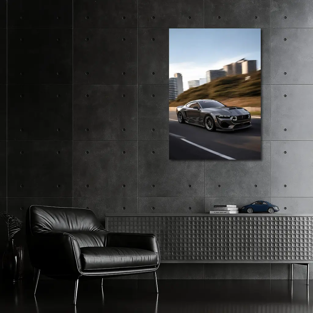Ford Mustang Shelby GT500 Dark City Street – Wall Art