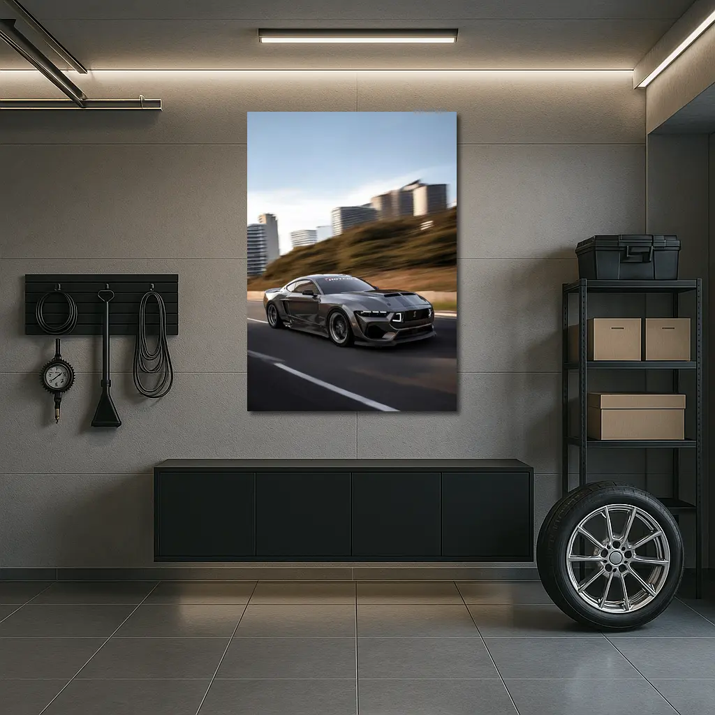 Ford Mustang Shelby GT500 Dark City Street – Wall Art