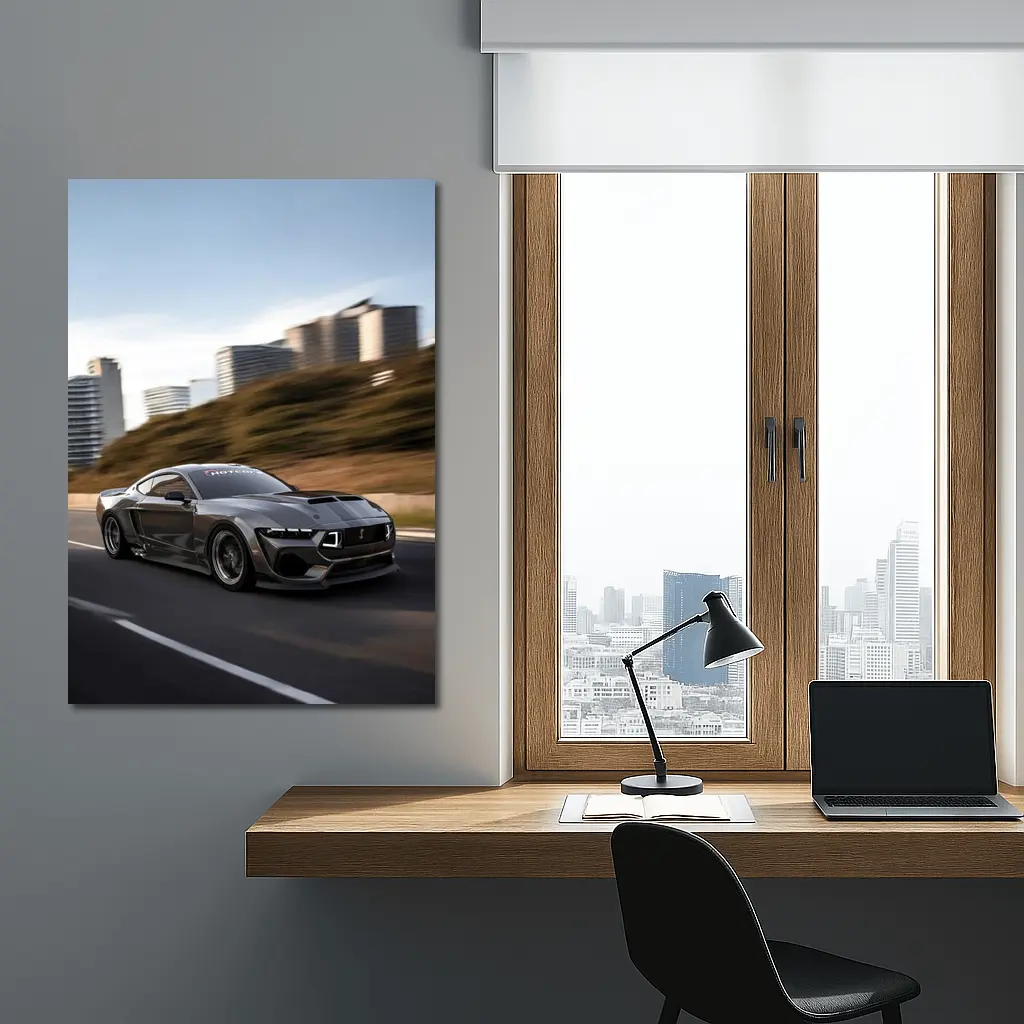 Ford Mustang Shelby GT500 Dark City Street – Wall Art