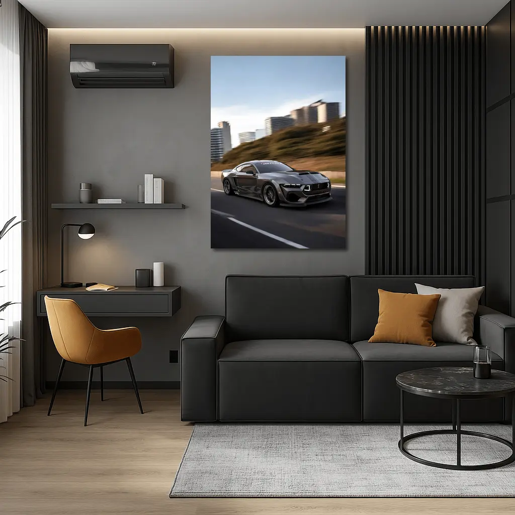 Ford Mustang Shelby GT500 Dark City Street – Wall Art