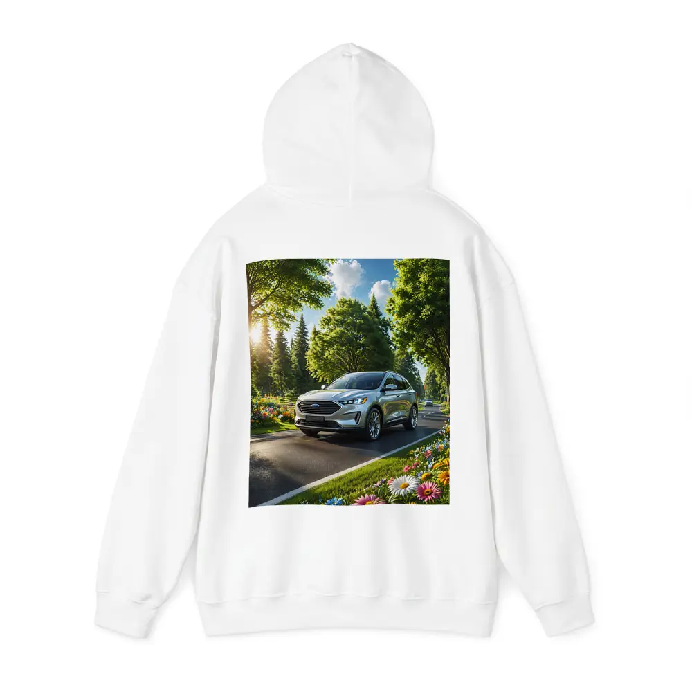 Ford Edge SUV Sunny Tree Lined Road – Hoodies