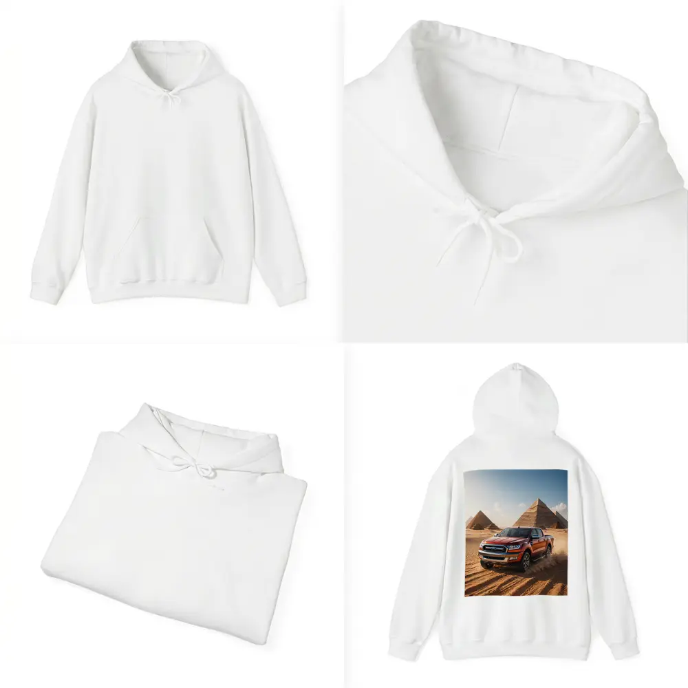 Ford Ranger Pickup Truck Egypt Pyramids Desert – Hoodies