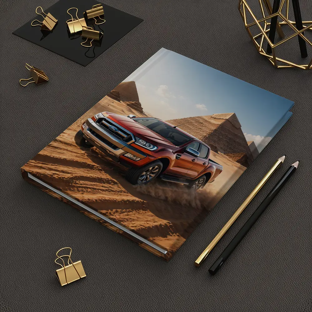 Ford Ranger Pickup Truck Egypt Pyramids Desert – Notebooks