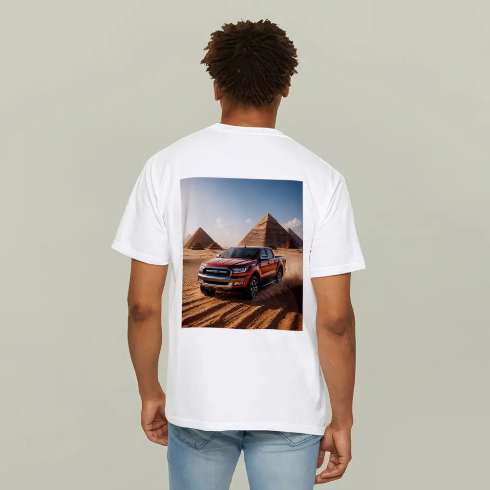 Ford Ranger Pickup Truck Egypt Pyramids Desert – T-Shirts