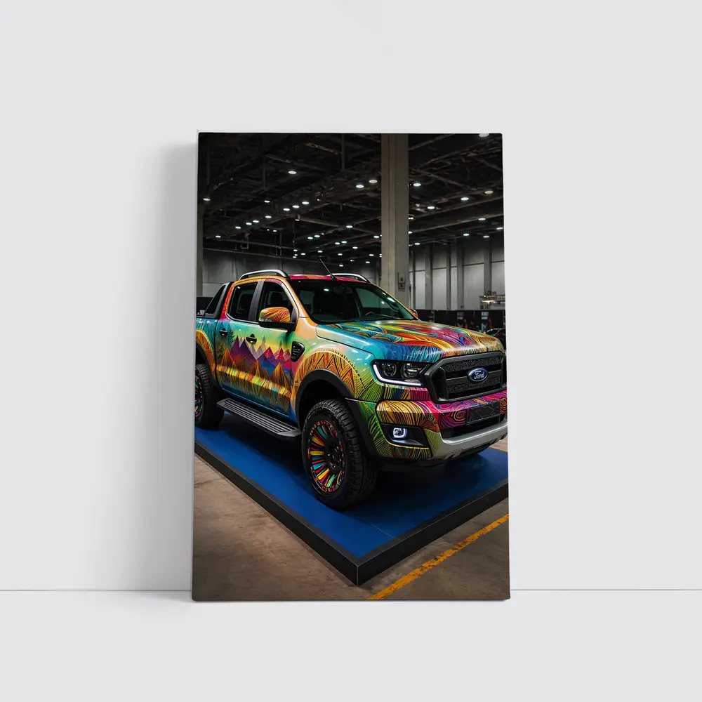 Ford Ranger Colorful Wrap Art Show – Wall Art